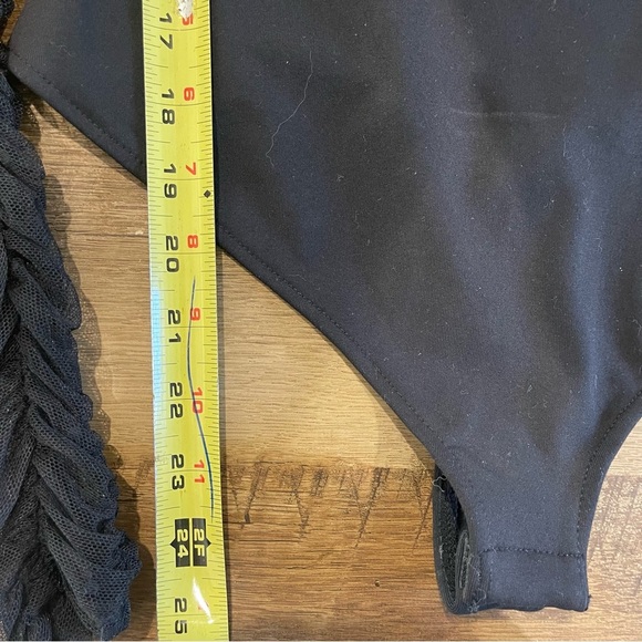 NWT•Free People•Must Be Love Bodysuit•Black•XS - Picture 5 of 7